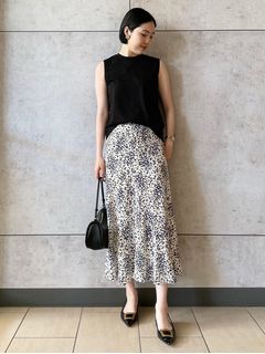 Mila Owen/ナローシルエットスカート【手洗い可能】/マキシ丈/ロングスカート