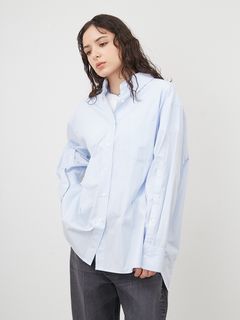 Mila Owen/2サイズ袖スリット釦ダウンシャツ【手洗い可能】/シャツ/ブラウス