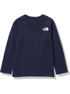 THE NORTH FACE/【KIDS】L/S Square Logo Tee/カットソー/Tシャツ
