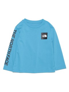 THE NORTH FACE/【KIDS】L/S Small Square Logo Tee/カットソー/Tシャツ
