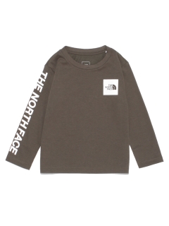 THE NORTH FACE/【KIDS】L/S Small Square Logo Tee/カットソー/Tシャツ