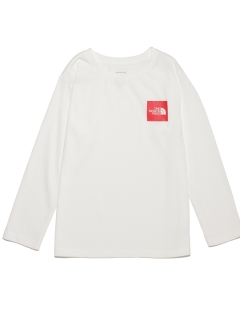 THE NORTH FACE/【KIDS】L/S S-SQU LOGO T/カットソー/Tシャツ
