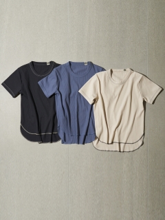 null./ポイントステッチTシャツ/カットソー/Tシャツ