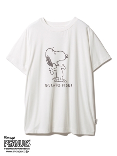 gelato pique/【PEANUTS】プリントTシャツ/Tシャツ/カットソー