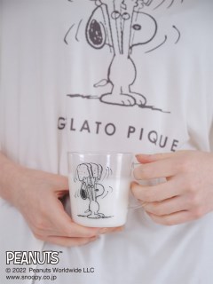 gelato pique/【PEANUTS】耐熱ガラスマグカップ/グラス/マグカップ/タンブラー
