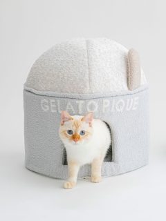 GELATO PIQUE CAT&DOG/【CAT&DOG】【販路限定商品】ベビモコカップアイス型ハウス/ペットベッド・ハウス