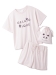 【ONLINE限定】パンダワンポイントTシャツ&ショートパンツ&巾着3点セット