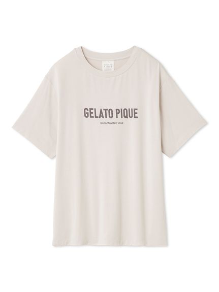 レーヨンロゴTシャツ（Tシャツ/カットソー）｜gelato pique 