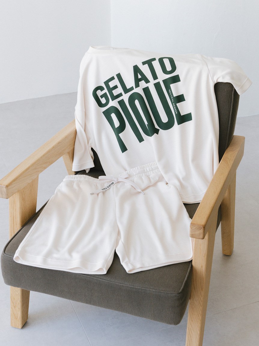 UNISEX】ワンポイントBIGロゴハーフパンツ(ショートパンツ)|gelato