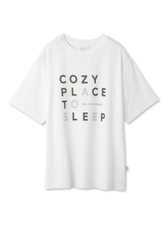 gelato pique/【UNISEX】レーヨンロゴワンポイントTシャツ/Tシャツ/カットソー