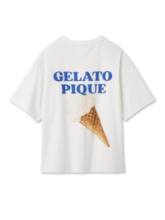 gelato pique/バックプリントTシャツ/Tシャツ/カットソー