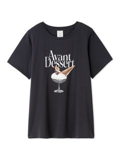 gelato pique/COOLレーヨンデザートロゴTシャツ/Tシャツ/カットソー