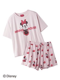 gelato pique/【販路限定商品】 Minnie/ワンポイントTシャツ＆ショートパンツセット/セットアップ