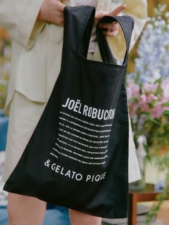 ジェラート ピケ(gelato pique)の【JOEL ROBUCHON】リネン混エコバッグ エコバッグ