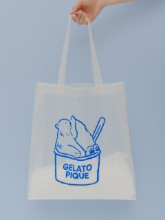 gelato pique/ビニールトートバッグ/トートバッグ
