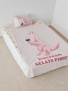 gelato pique Sleep/【Sleep】ダイナソー ジャガードマルチカバー/ベッドリネン