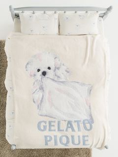 gelato pique Sleep/【Sleep】SLEEP DOG ジャガードマルチカバー/ベッドリネン