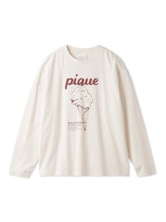 gelato pique/【UNISEX】ワンポイントロンT/Tシャツ/カットソー