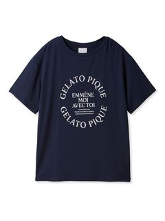gelato pique/トラベルレーヨンロゴTシャツ/Tシャツ/カットソー