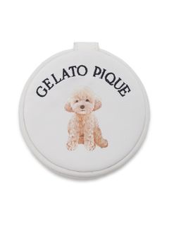 gelato pique/DOG柄丸形ミラー/グッズ
