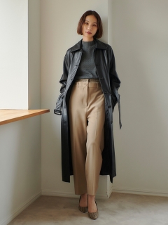 /Classic leather coat/テーラードジャケット