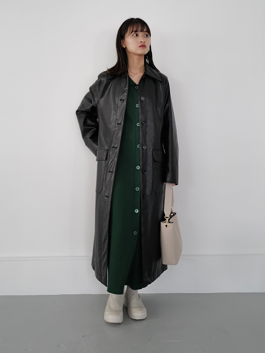 Classic leather coat（テーラードジャケット/コート）｜RANDEBOO 