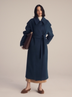 RANDEBOO/Basic wool long coat/チェスターコート