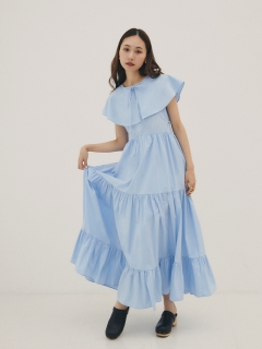 RANDEBOO/Cape cotton dress/マキシ丈/ロングワンピース