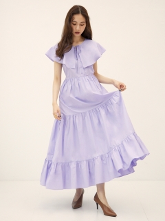 【USAGI ONLINE限定】Cape cotton dress