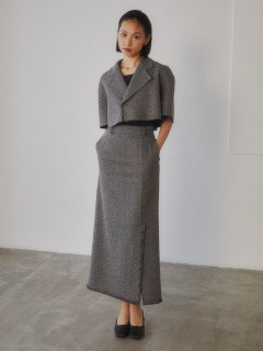 RANDEBOO/Tweed long skirt/マキシ丈/ロングスカート