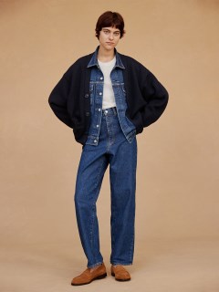 SOFTHYPHEN/【UNISEX】BAGGY FIT JEANS/デニムパンツ/ジーンズ