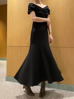SNIDEL/【WEB限定】カットタイトドレス/ドレス