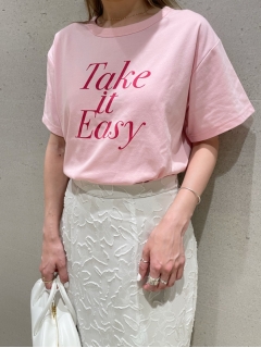 SNIDEL/SustainableロゴT/カットソー/Tシャツ