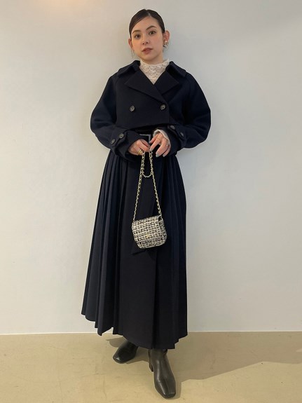 リバーシブルタイプ 限定完売✴︎SNIDEL スナイデル プリーツウール