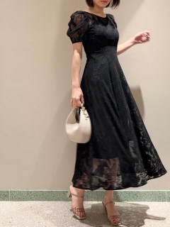 SNIDEL/【限定】スパンコール刺繍ドレス/ドレス