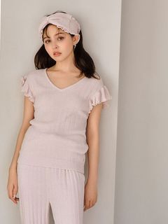 SNIDEL HOME/【Sorbet Touch Cool】フリルトップス/Tシャツ/カットソー