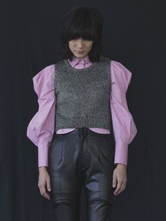 SORIN/Glitter Knit Lace-up Vest/ベスト