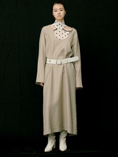 SORIN/Double Face Open Neck Dress/その他ワンピース