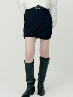 SORIN/Moist Jersey Twisted Mini Skirt/ミニスカート