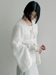 SORIN/Feather Fabric Bolero Jacket/その他トップス