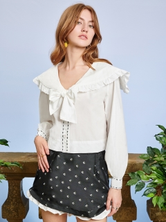 sister jane/Breezy Bow Blouse/シャツ/ブラウス