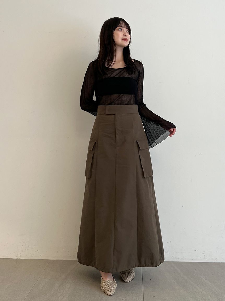 2WAYカーゴデザインバルーンスカート（ミニスカート）｜STYLEVOICE