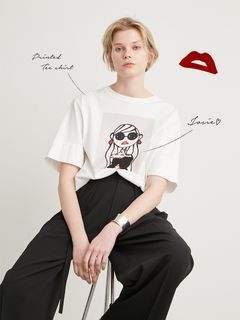 スタイリング/(styling/)の【DAICHI MIURA】JosieプリントTシャツ カットソー/Tシャツ