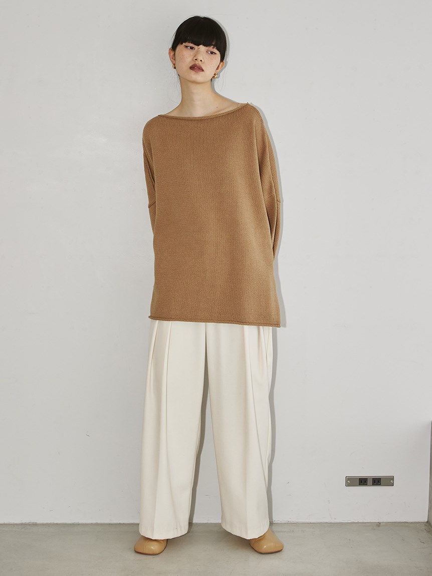 Boatneck Over Knit（ニット）｜TODAYFUL（トゥデイフル