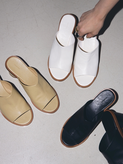 セール】 ホワイト sandals slide Tong TODAYFUL - サンダル