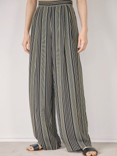 TODAYFUL/Georgette Stripe Trousers/フルレングス