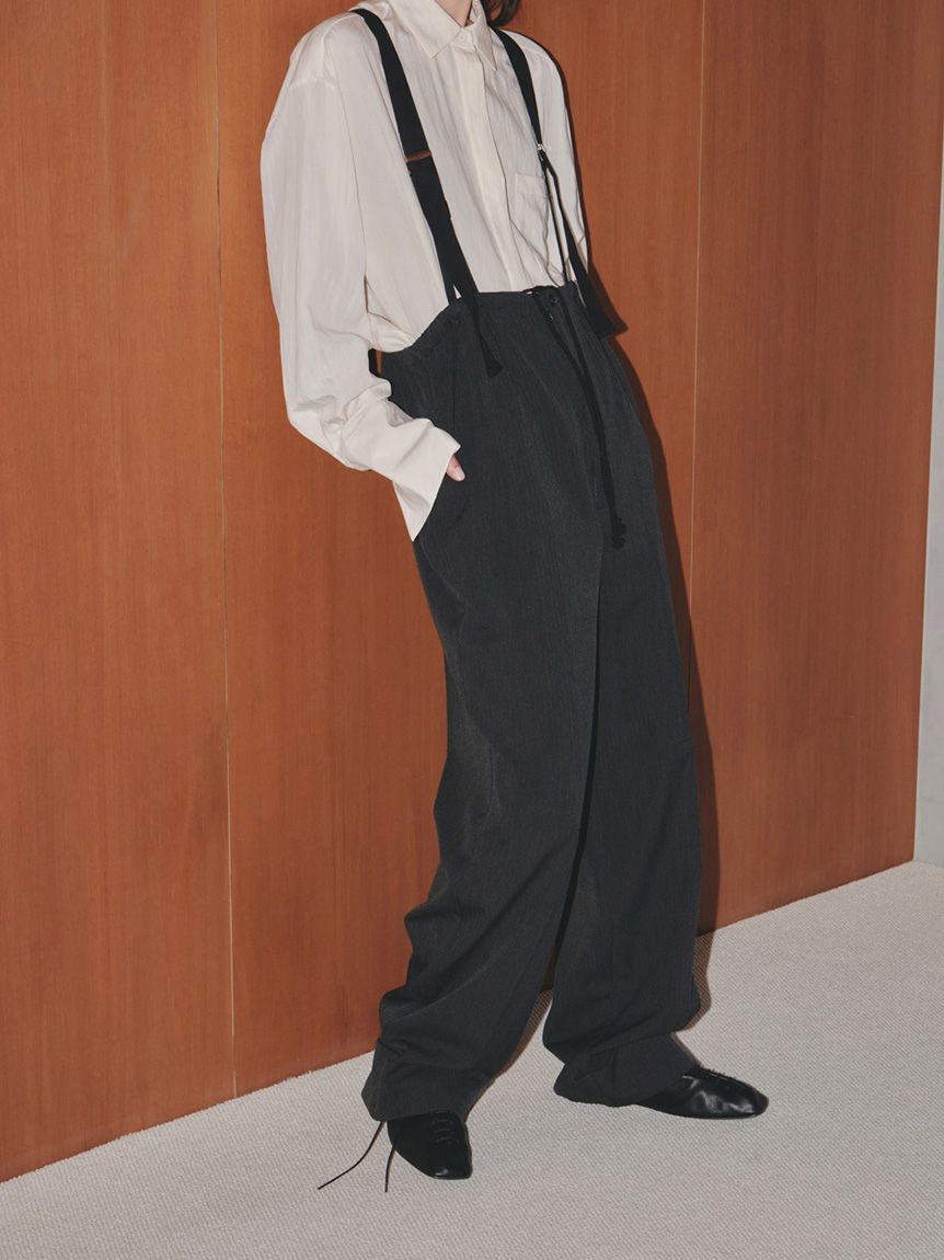 Suspenders Highwaist Pants（フルレングス）｜TODAYFUL（トゥデイフル