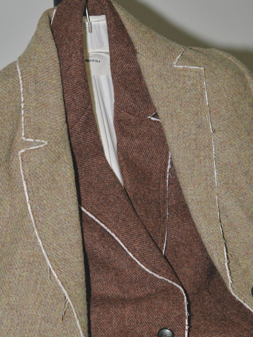 Cutoff Wool Jacket（テーラードジャケット/コート）｜TODAYFUL 