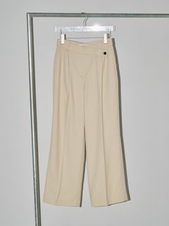 TODAYFUL/Asymmetry Twill Trousers/フルレングス