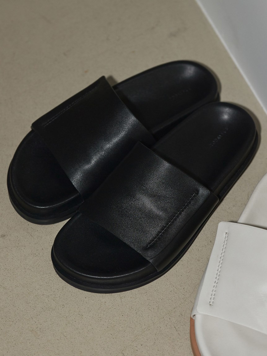 TODAYFUL Leather Slide Sandals オンラインストア-通販 - libras.ufsc.br